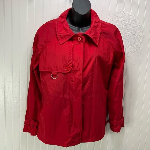MIFRESIA Red Rain Jacket - Picture 1 of 5